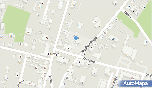 Tarczyn, Stępkowskiego Juliana, 1B, mapa Tarczyn