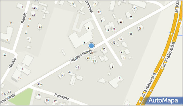 Tarczyn, Stępkowskiego Juliana, 48, mapa Tarczyn