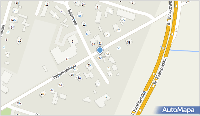 Tarczyn, Stępkowskiego Juliana, 52, mapa Tarczyn