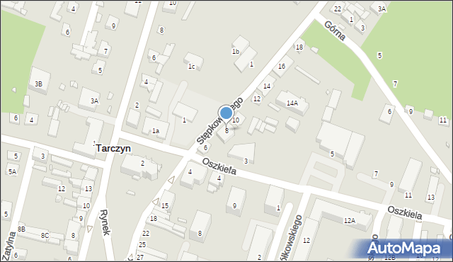 Tarczyn, Stępkowskiego Juliana, 8, mapa Tarczyn