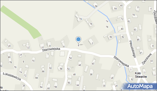 Targowiska, Starowiejska, 4, mapa Targowiska