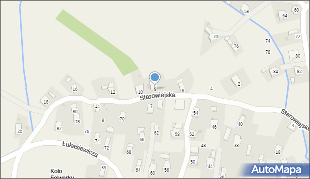 Targowiska, Starowiejska, 8, mapa Targowiska