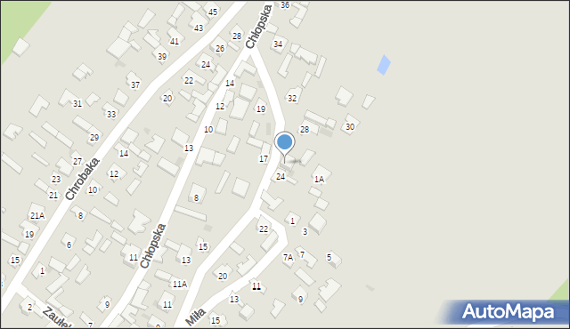 Tarnobrzeg, Strażacka, 26, mapa Tarnobrzegu