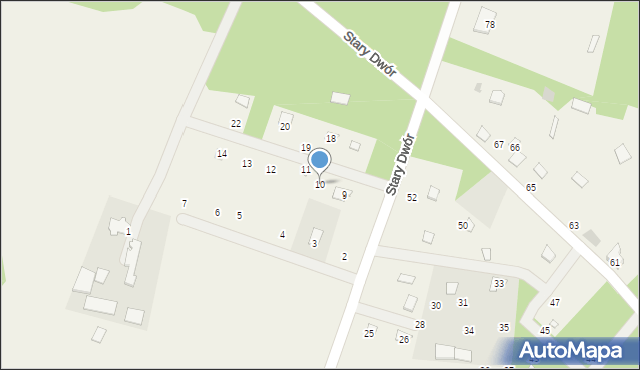 Tarnopol, Stary Dwór, 10, mapa Tarnopol