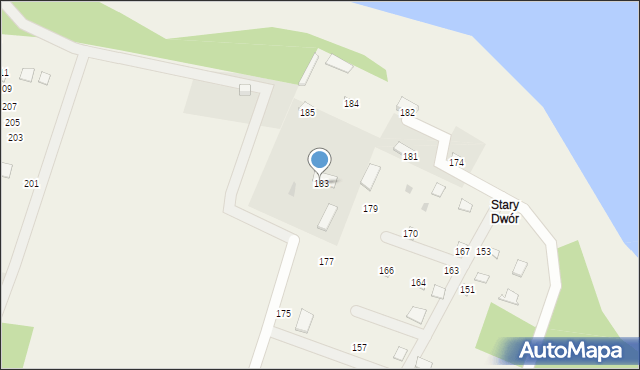 Tarnopol, Stary Dwór, 183, mapa Tarnopol