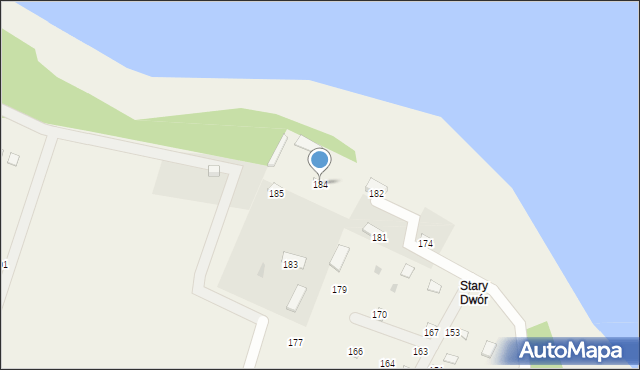 Tarnopol, Stary Dwór, 184, mapa Tarnopol