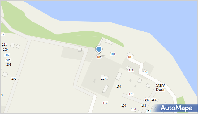 Tarnopol, Stary Dwór, 185, mapa Tarnopol