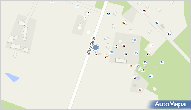 Tarnopol, Stary Dwór, 25, mapa Tarnopol