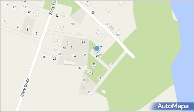 Tarnopol, Stary Dwór, 45, mapa Tarnopol