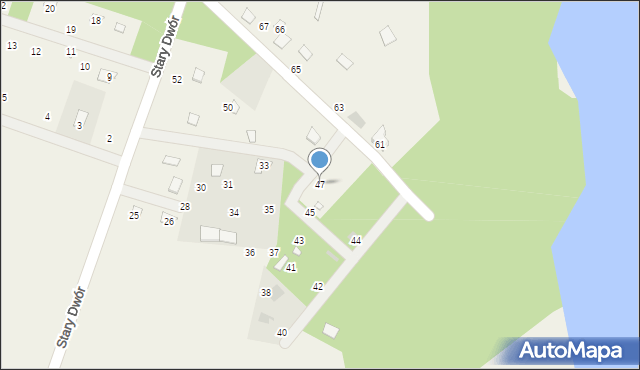 Tarnopol, Stary Dwór, 47, mapa Tarnopol