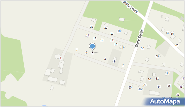 Tarnopol, Stary Dwór, 5, mapa Tarnopol