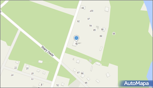 Tarnopol, Stary Dwór, 78, mapa Tarnopol