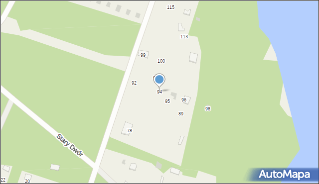 Tarnopol, Stary Dwór, 94, mapa Tarnopol
