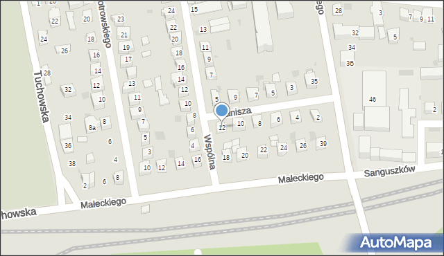 Tarnów, Stanisza Kleofasa, 12, mapa Tarnów