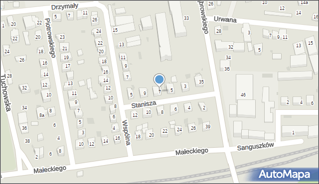 Tarnów, Stanisza Kleofasa, 7, mapa Tarnów