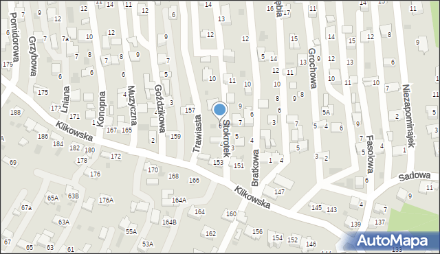 Tarnów, Stokrotek, 6, mapa Tarnów