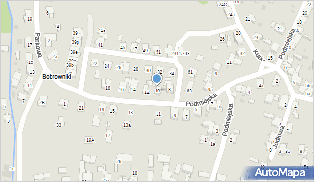 Tarnowskie Góry, Strzelnicza, 10, mapa Tarnowskie Góry