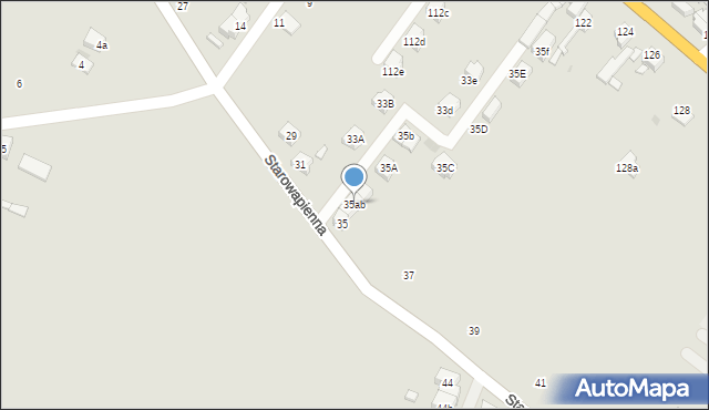 Tarnowskie Góry, Starowapienna, 35ab, mapa Tarnowskie Góry