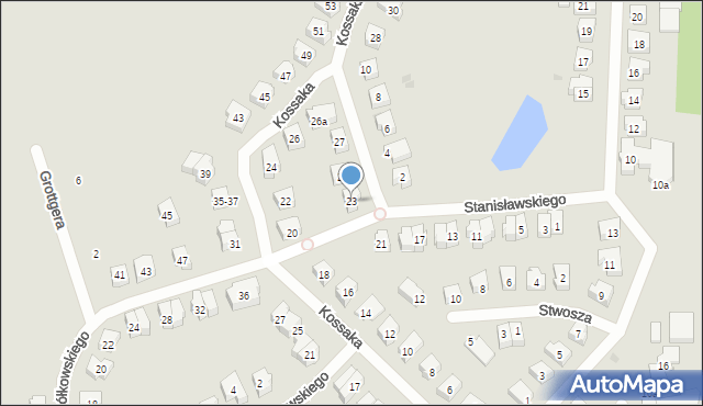 Tczew, Stanisławskiego Jana, 23, mapa Tczew