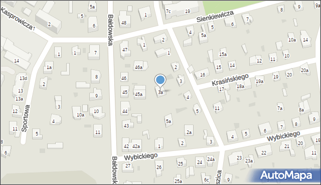 Tczew, Staszica Stanisława, 3a, mapa Tczew