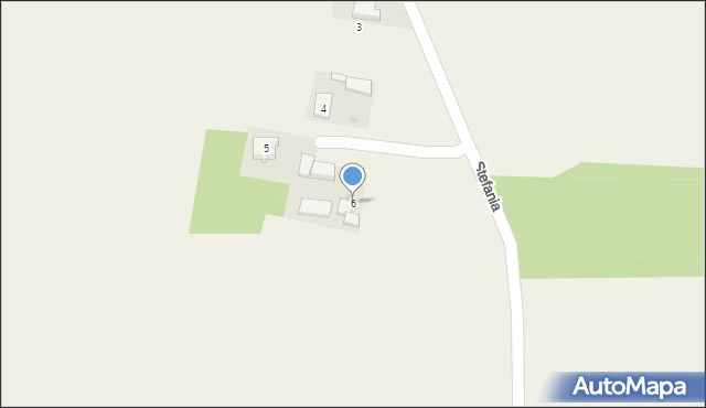 Teodorów Duży, Stefania, 6, mapa Teodorów Duży