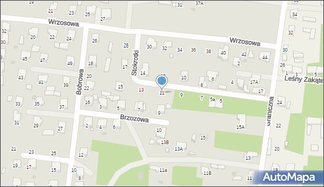 Tłuszcz, Stokrotki, 11, mapa Tłuszcz