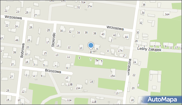 Tłuszcz, Stokrotki, 8, mapa Tłuszcz