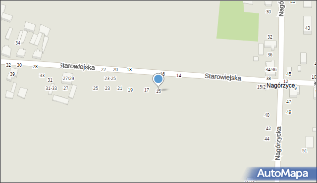 Tomaszów Mazowiecki, Starowiejska, 15, mapa Tomaszów Mazowiecki