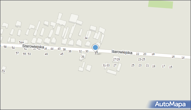 Tomaszów Mazowiecki, Starowiejska, 35, mapa Tomaszów Mazowiecki