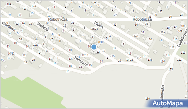 Tomaszów Mazowiecki, Stefana, 11/13, mapa Tomaszów Mazowiecki