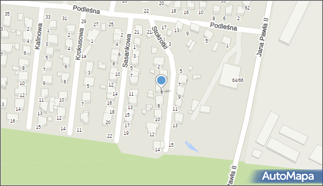Tomaszów Mazowiecki, Stokrotki, 6, mapa Tomaszów Mazowiecki
