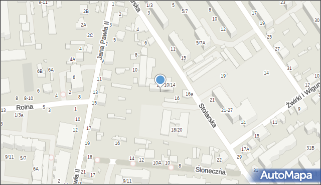Tomaszów Mazowiecki, Stolarska, 14, mapa Tomaszów Mazowiecki