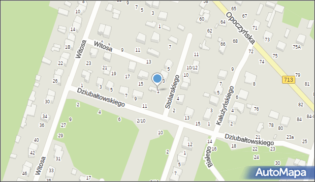 Tomaszów Mazowiecki, Stolarskiego Błażeja, 1, mapa Tomaszów Mazowiecki