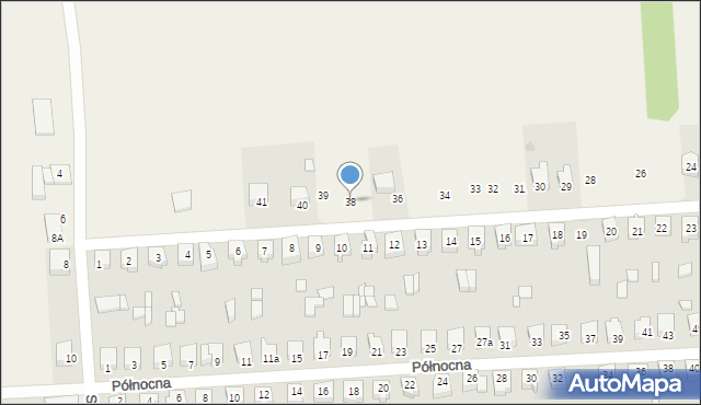 Trębaczew, Stodulskiego, 38, mapa Trębaczew