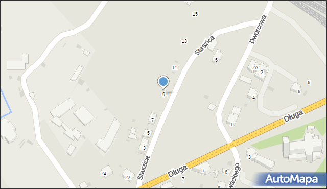 Trzebinia, Staszica Stanisława, 9, mapa Trzebinia