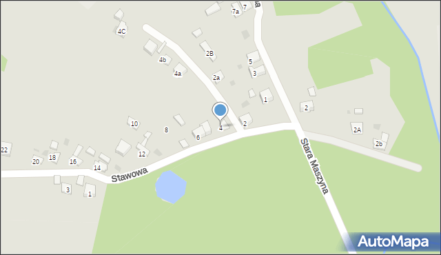 Trzebinia, Stawowa, 4, mapa Trzebinia