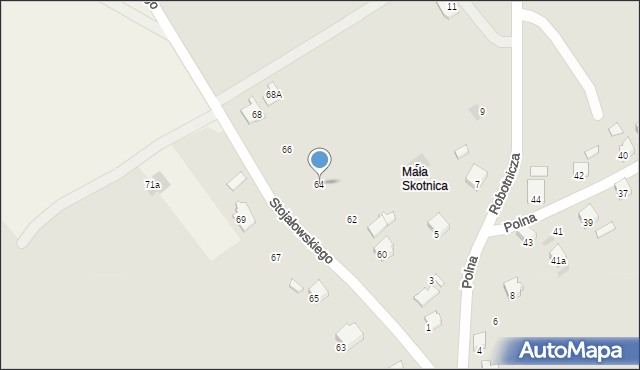 Trzebinia, Stojałowskiego, 64, mapa Trzebinia