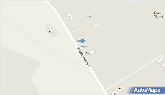 Trzebinia, Stojałowskiego, 78, mapa Trzebinia