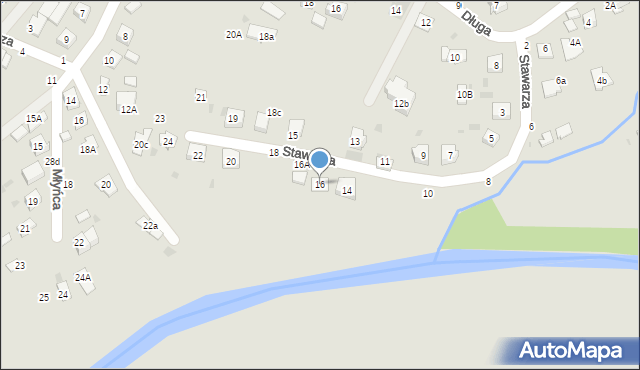 Tuchów, Stawarza Antoniego, kpt., 16, mapa Tuchów