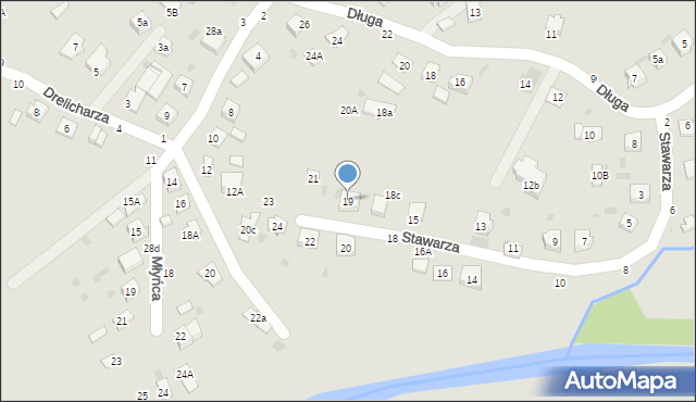 Tuchów, Stawarza Antoniego, kpt., 19, mapa Tuchów