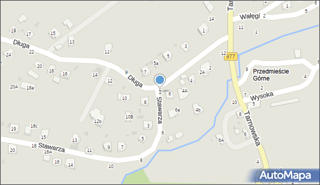 Tuchów, Stawarza Antoniego, kpt., 2, mapa Tuchów