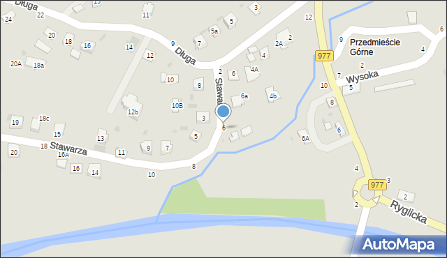 Tuchów, Stawarza Antoniego, kpt., 6, mapa Tuchów