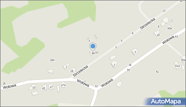 Tuchów, Strzelecka, 4A, mapa Tuchów