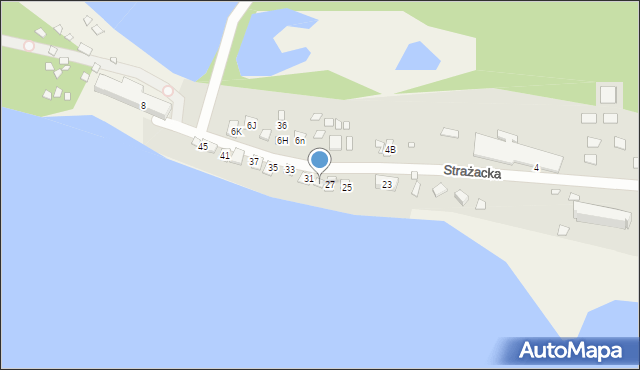 Turawa, Strażacka, 29, mapa Turawa