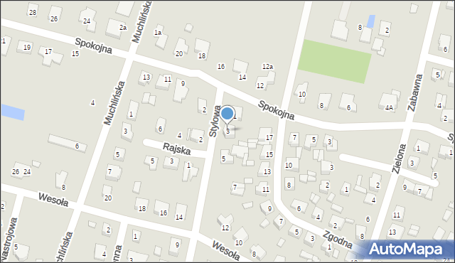 Turek, Stylowa, 3, mapa Turka