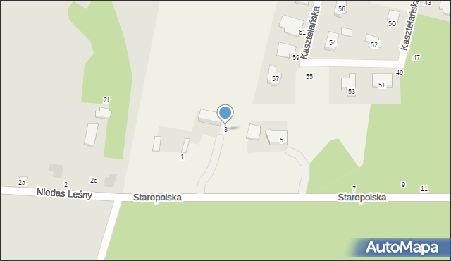 Tuszynek Majoracki, Staropolska, 3, mapa Tuszynek Majoracki