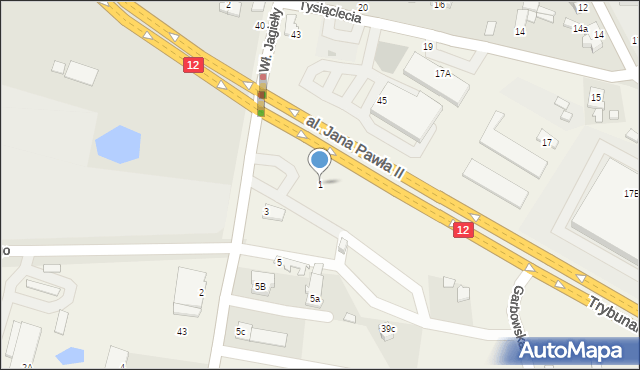 Tuszynek Majoracki, Starościańska, 1, mapa Tuszynek Majoracki