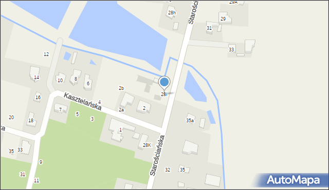 Tuszynek Majoracki, Starościańska, 28i, mapa Tuszynek Majoracki