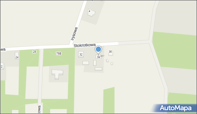 Tymienice, Stokrotkowa, 34, mapa Tymienice