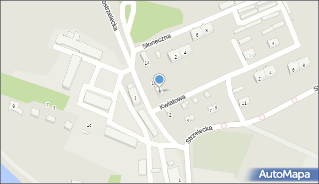 Ujazd, Starostrzelecka, 6, mapa Ujazd